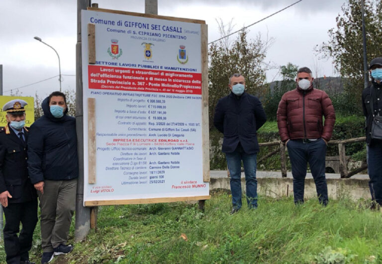 Al via i lavori di riqualificazione SP 267 Ponte Molinello-Prepezzano