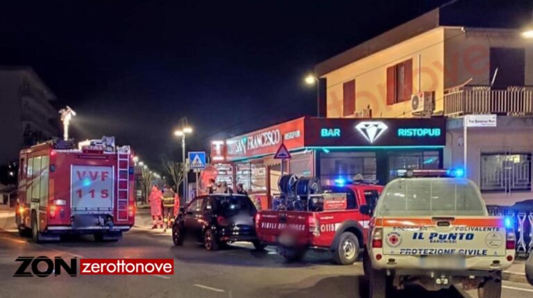 Baronissi, forte esplosione nei pressi del Bar San Francesco