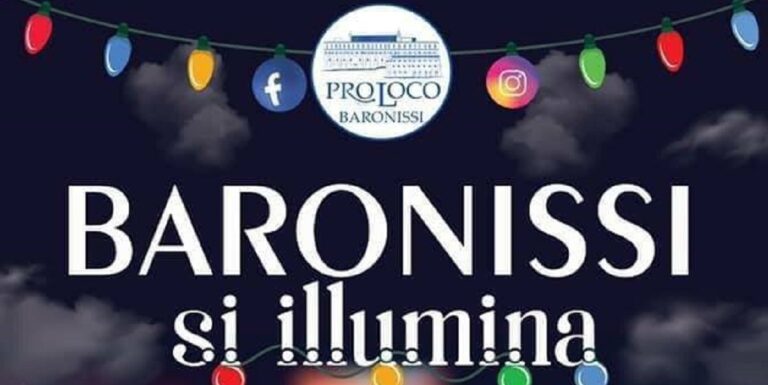 “Baronissi si illumina”: l’iniziativa mirata ad allietare le festività natalizie