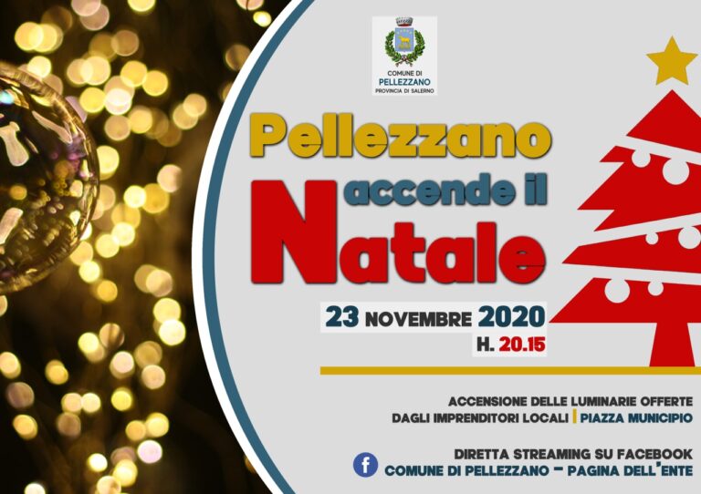 Pellezzano “accende” il Natale. Don Luigi: “Un segno di speranza”