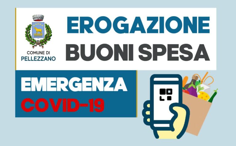 Pellezzano, erogazione dei buoni spesa Covid-19 ai beneficiari