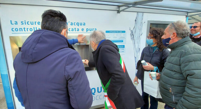 Roccapiemonte, inaugurata la casa dell’acqua