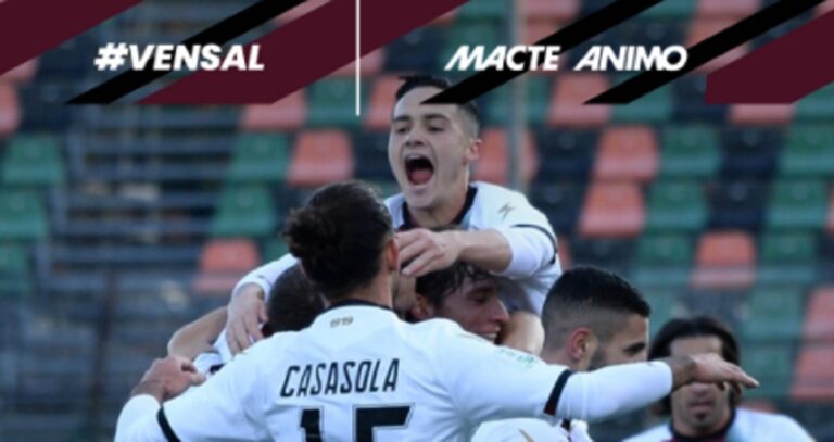 Venezia-Salernitana 1-2: Anderson boom boom e granata ancora in testa