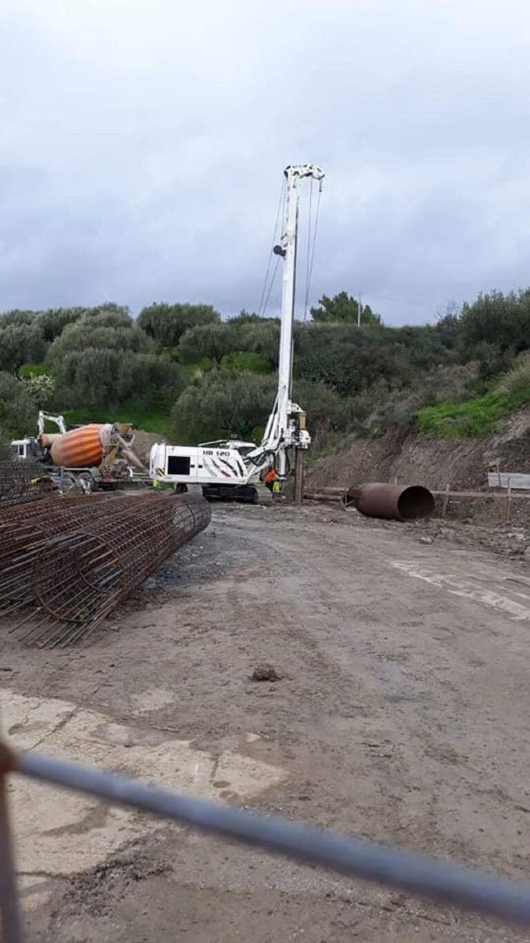 Continuano i lavori in località Gabella sulla SS 447 tra Pisciotta e Palinuro