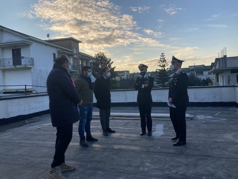 Nocera Superiore, Caserma dei Carabinieri: nuovo sopralluogo sul cantiere