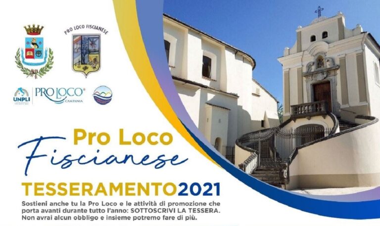 Pro Loco Fiscianese: parte la campagna di tesseramento 2021