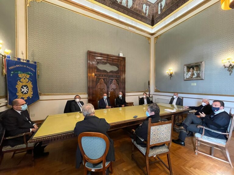 Salerno, spazi ex tribunale: incontro istituzionale in Provincia