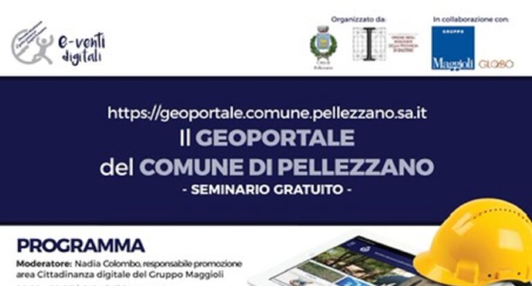 Pellezzano, quasi 600 iscritti per la presentazione del nuovo GeoPortale