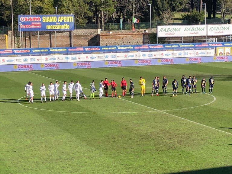 Viterbese-Cavese 1-0, gli aquilotti crollano in trasferta