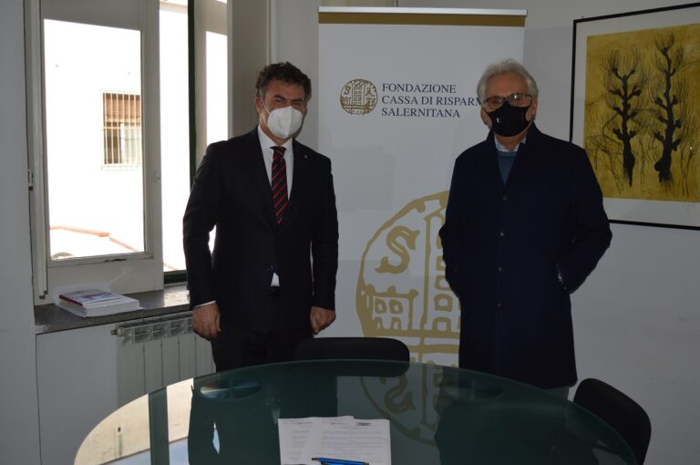 Salerno, Protocollo d’intesa tra la fondazione Carisal e fondazione Menna