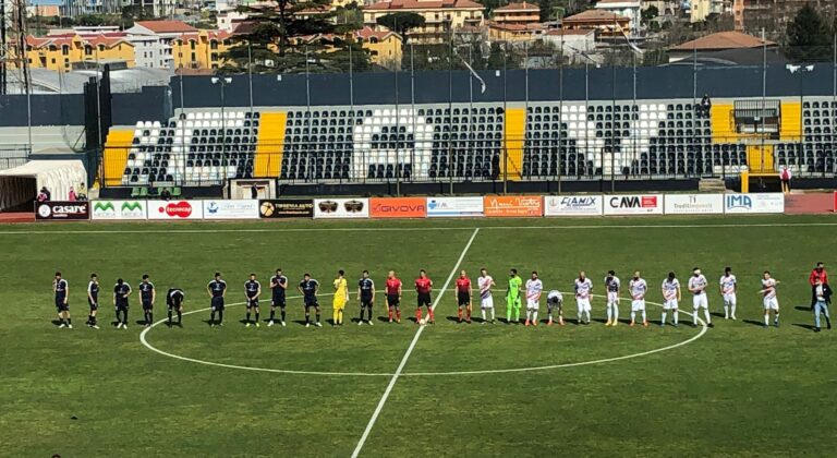 Cavese-Potenza 0-2, biancoblù in caduta libera