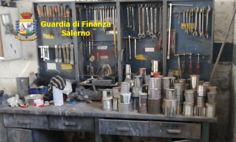 Cava de’ Tirreni, sequestrata officina abusiva: denunciato il titolare