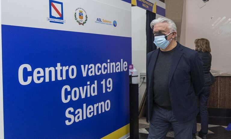 Salerno: attivazione tre punti vaccinali in città. Le parole del Sindaco