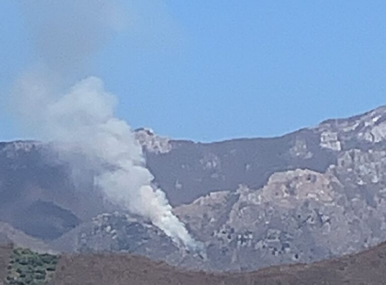 Monti Picentini, incendio indomato si chiede l’intervento dei Vigili del Fuoco