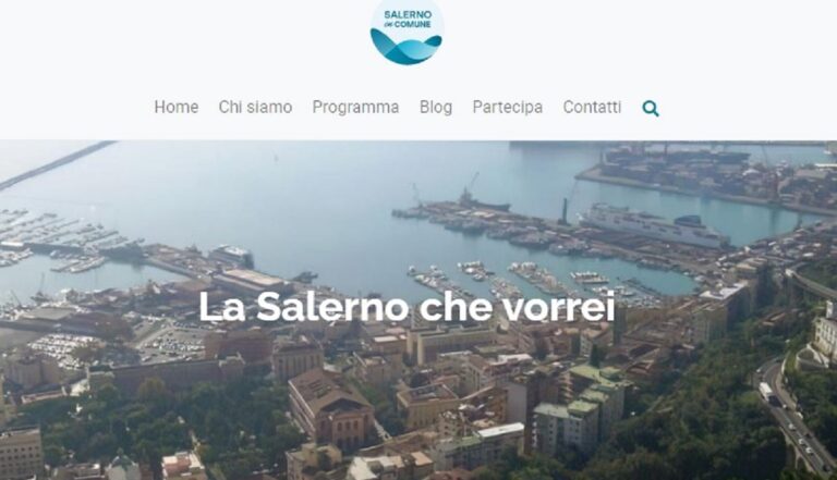 “Salerno in Comune”, un progetto sociale che punta alle amministrative