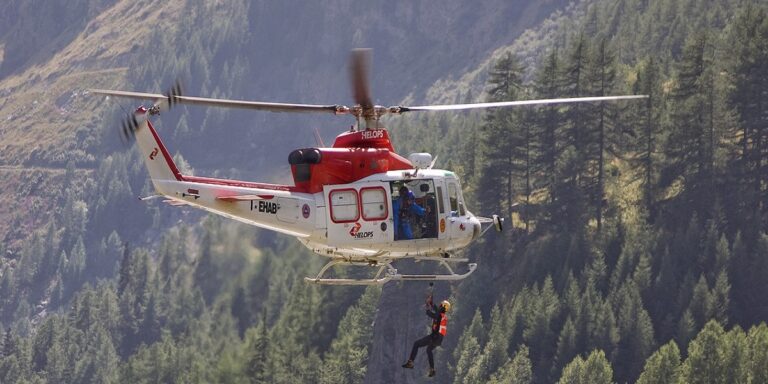 Due giovani cartografi recuperati dall’elisoccorso a Campagna