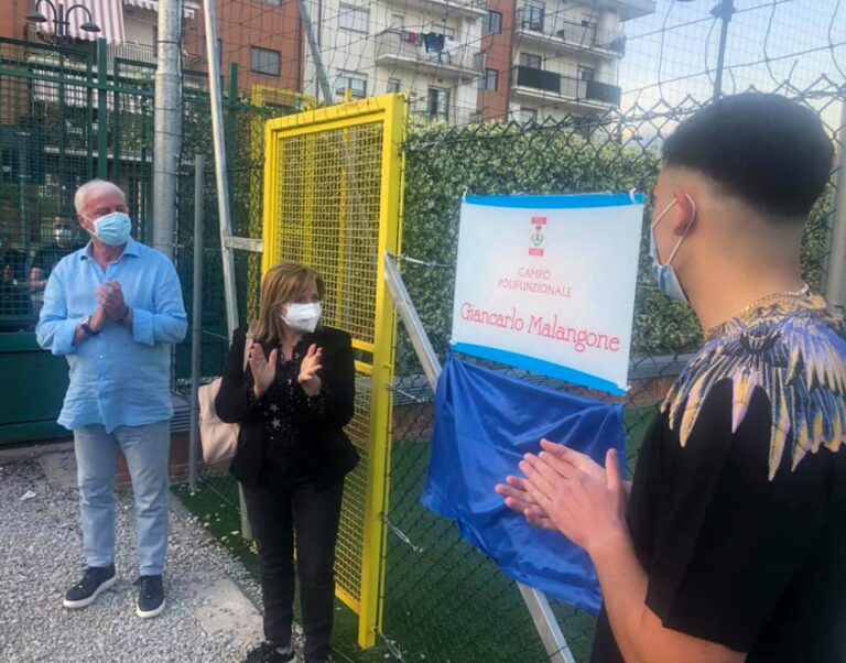 Baronissi, inaugurato il campetto polifunzionale “Giancarlo Malangone”