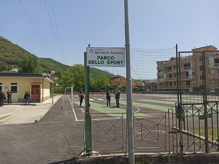Mercato S. Severino: inaugurato il parco dello Sport in frazione Lombardi