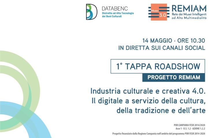 Industria culturale e creativa: il 14 maggio prima tappa del “REMIAM”