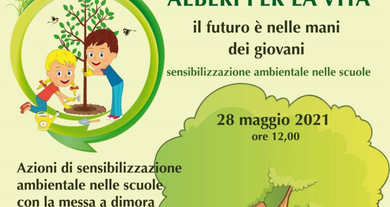 “Salerno città dell’acqua” si conclude venerdì 28 Maggio con “Alberi per la vita”