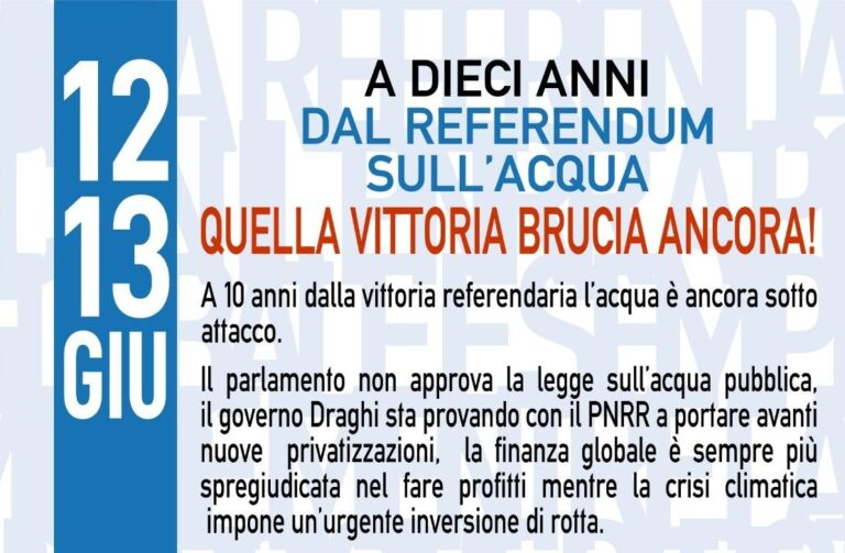 Acqua pubblica, a Sarno il dibattito targato Rete Civica