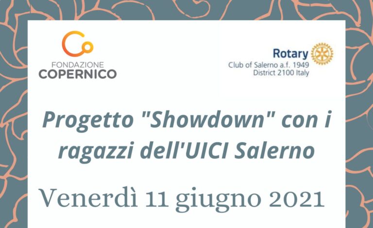 Salerno, venerdì la chiusura del Progetto Showdown