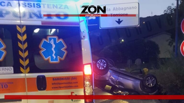Salerno, incidente sulla tangenziale: nessun ferito grave