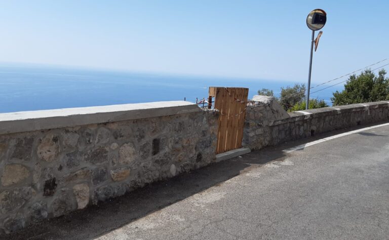 Costiera Amalfitana, continuano i lavori di messa in sicurezza delle strade