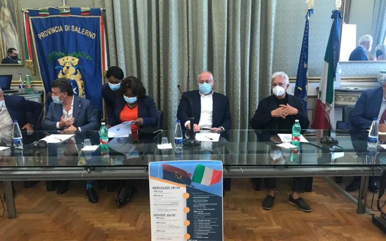 Salerno, delegazione angolana incontra Strianese ed il sindaco Napoli