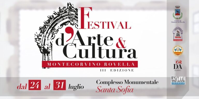 Montecorvino Rovella, torna appuntamento con “Festival d’Arte e Cultura”