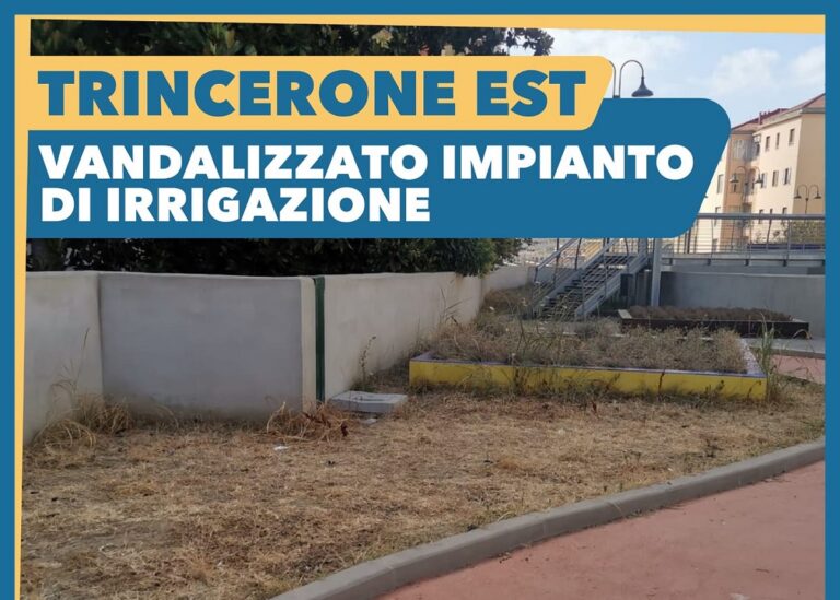 Salerno, vandalizzato il parcheggio del Trincerone Est