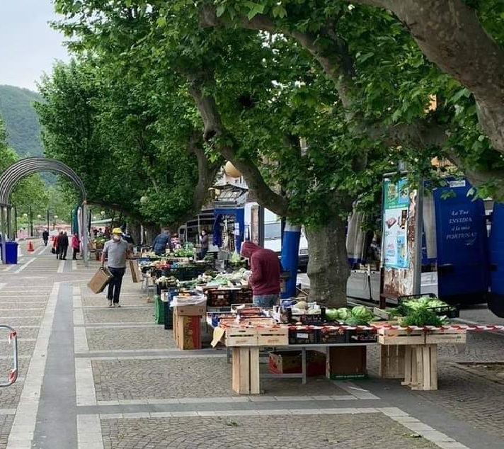 Montecorvino Rovella, il mercato settimanale ritorna su Viale Cappuccini