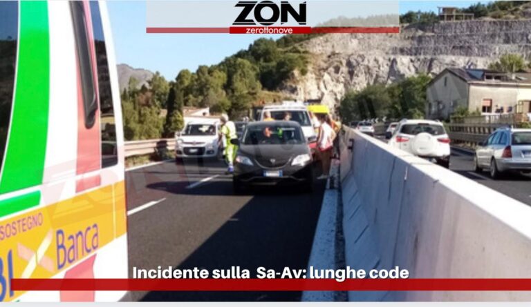 Tamponamento sulla Salerno-Avellino: lunghe code