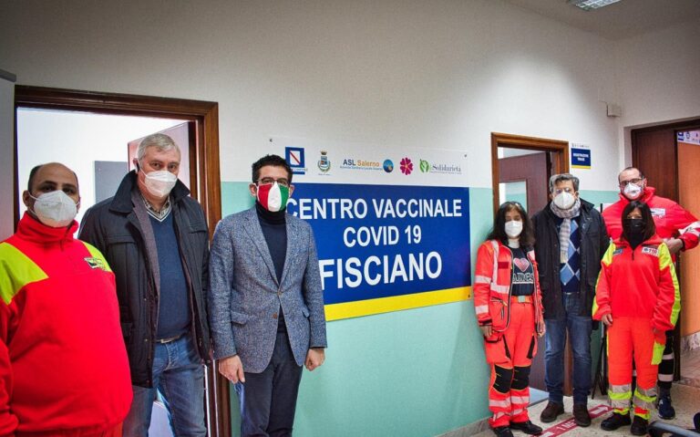 Fisciano, al via la ripresa delle vaccinazioni con il supporto de ”La Solidarietà”