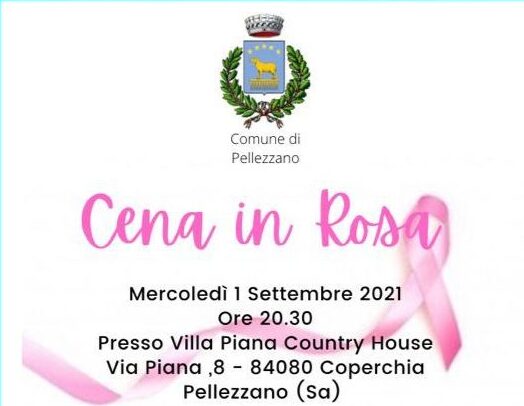Pellezzano, una “Cena in Rosa” per la lotta contro il cancro