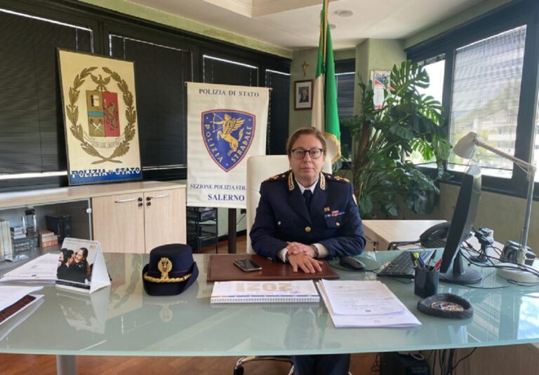 Salerno, la Dott.ssa Galli Lami è il nuovo Dirigenze della Polizia Stradale
