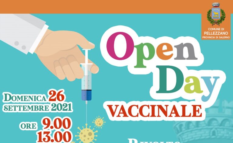 Pellezzano, domenica 26 settembre nuovo open day vaccinale