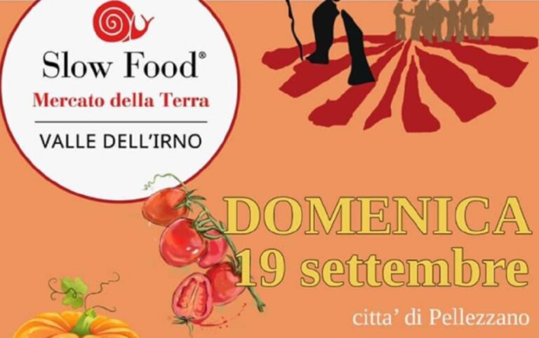 Pellezzano, domenica appuntamento con il mercato “Slow Food”