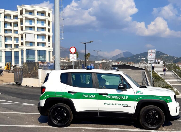 La Polizia provinciale nel monitoraggio di piazza della Libertà