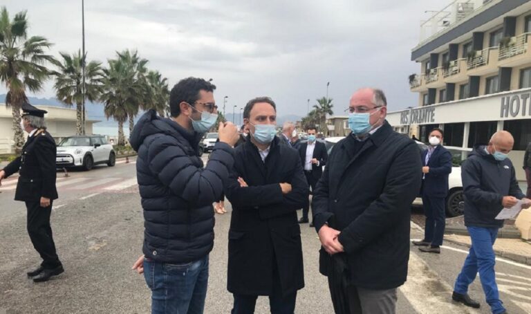 Litoranea Pontecagnano, consegna lavori del ponte Asa