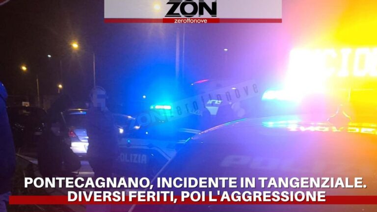 Pontecagnano, incidente in Tangenziale. Diversi feriti, poi l’aggressione