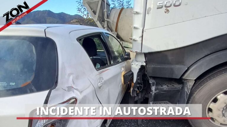 Baronissi: incidente sull’A2 in direzione Salerno