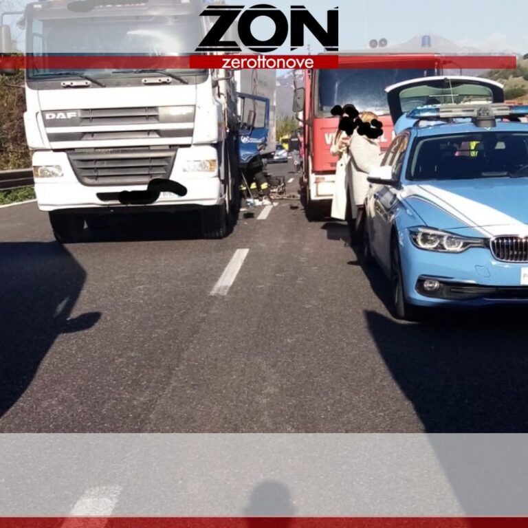 Baronissi, incidente sull’autostrada A2: traffico in tilt e pesanti rallentamenti
