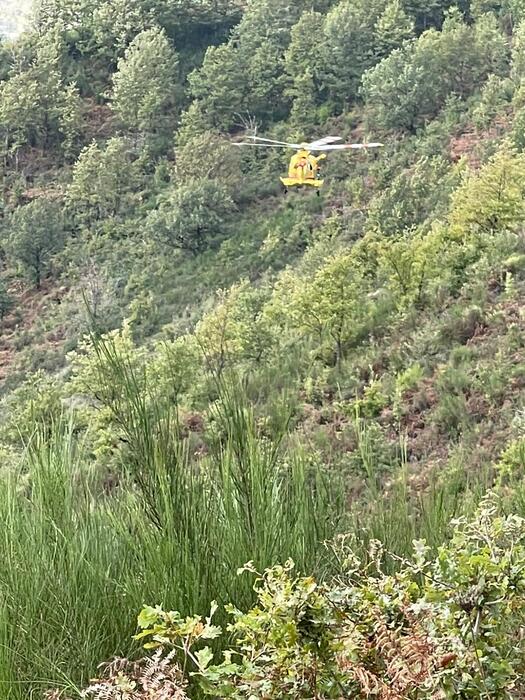 Ciorani: incidente in montagna, 37enne trasferito al Ruggi