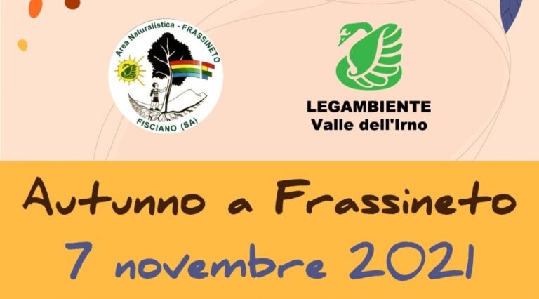 Autunno a Frassineto, l’evento di Legambiente Valle dell’Irno