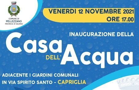 Pellezzano, oggi inaugurazione della nuova casa dell’acqua