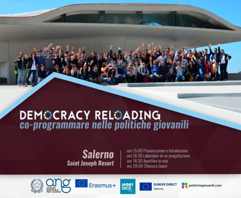 Salerno: lunedì l’evento “Democracy Reloading”