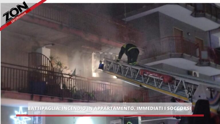 Battipaglia, incendio in appartamento: una vittima