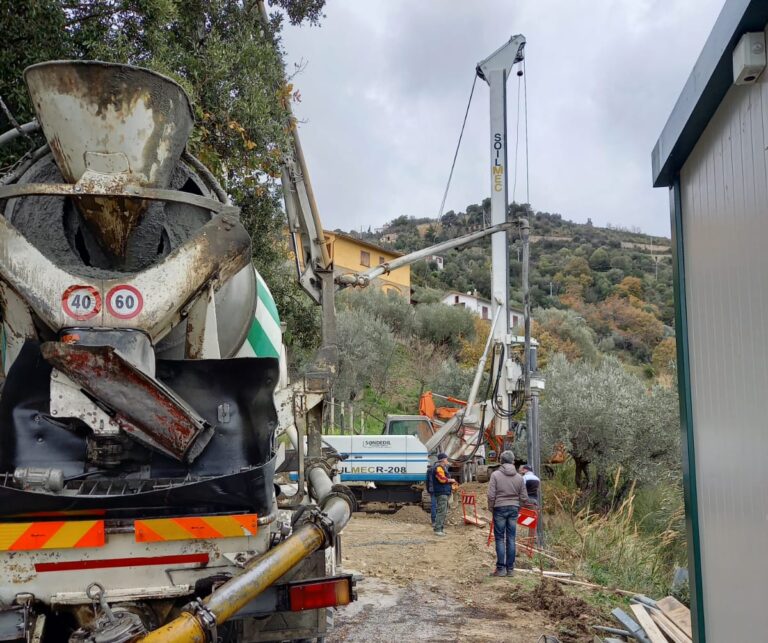 SP 48. A Pollica continuano i lavori di messa in sicurezza