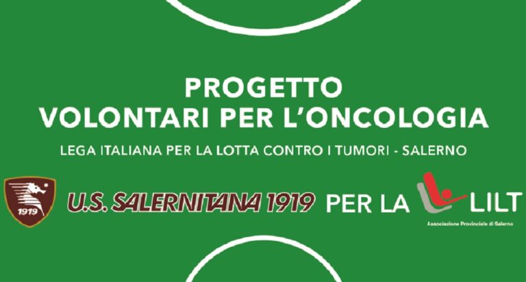 Salernitana al fianco della LILT: da domani all’asta le maglie granate